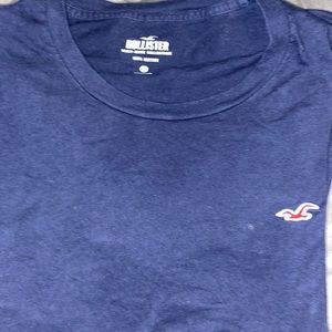 Blue Hollister tee